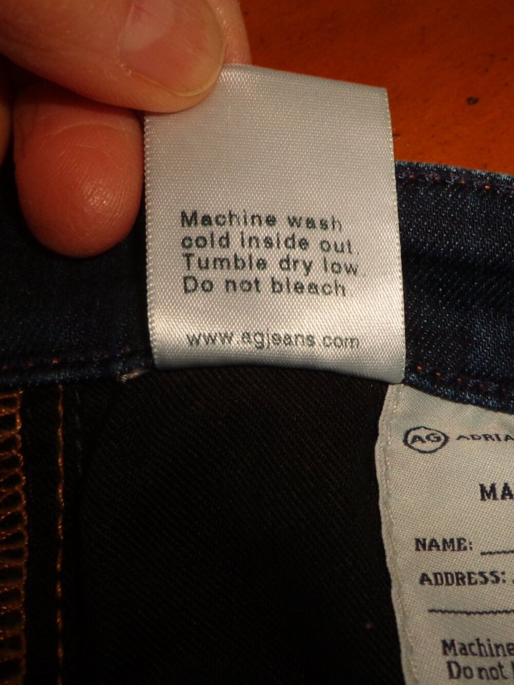 NWOT AG ADRIANO GOLDSCHMIED the Prima Mid-Rise CIGARETTE Jeans 26R Dk Denim - Picture 11 of 11